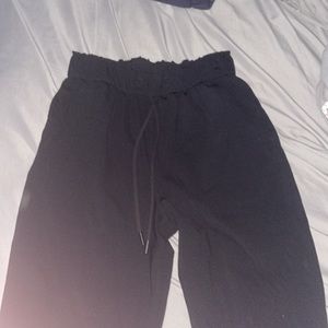 Black lululemon joggers